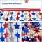 2-Pack 4th of July Patriotic Party Backdrops – Red, White, and Blue Tinsel Foil Fringe Curtains with Streamers, Ideal for Photo Booths, Party Decorations, and Festive Independence Day Celebrations